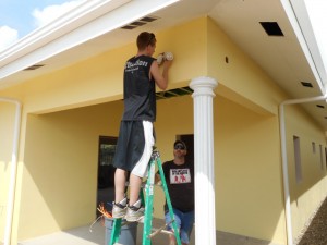Heights Team Installing Electrical at Promise Home